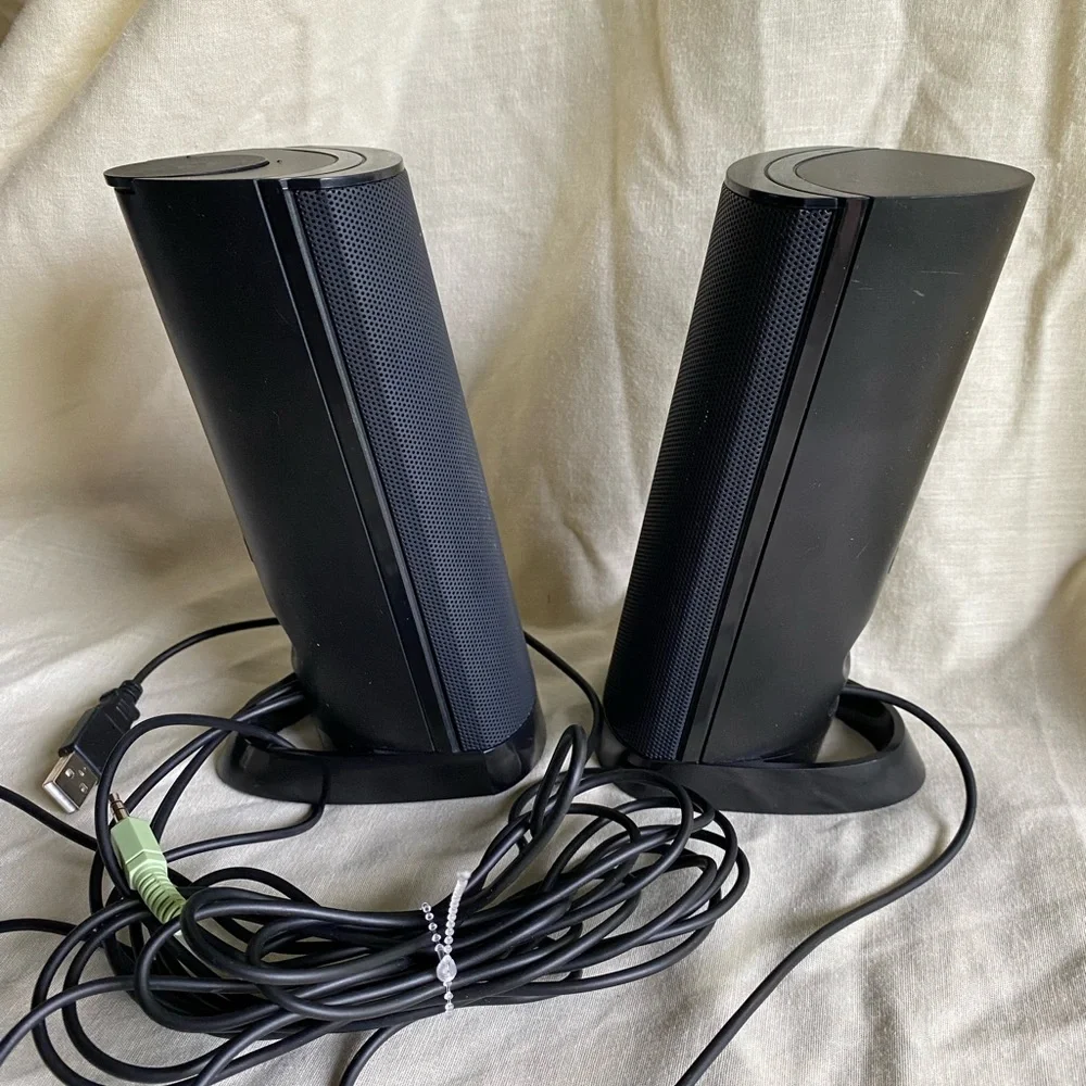Dell AX210 Multimedia Speaker System DP/N 0R126K/042DJY PC USB AUX Speakers
